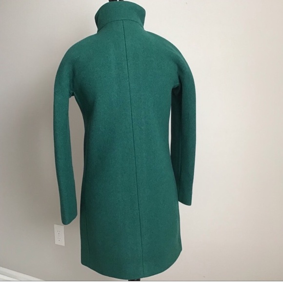 J.CREW Cocoon Coat in Heather Forest Italian Wool New With Tag - Picture 5 of 9